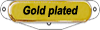 Gold plated